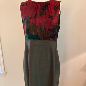 Elie Tahari silk and wool dress size 10